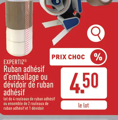 Offre: Ruban adhésif d'emballage ou dévidoir de ruban adhésif