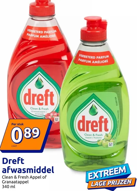 Aanbieding: Dreft afwasmiddel