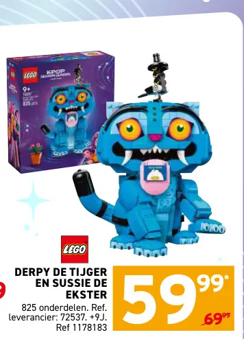 Promotie: Derpy de tijger en sussie de ekster