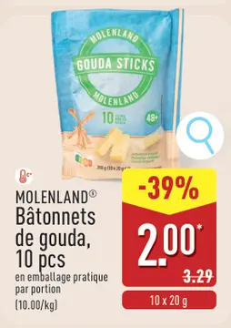 Offre: Bâtonnets de gouda