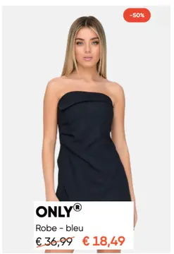Offre: Robe blue only