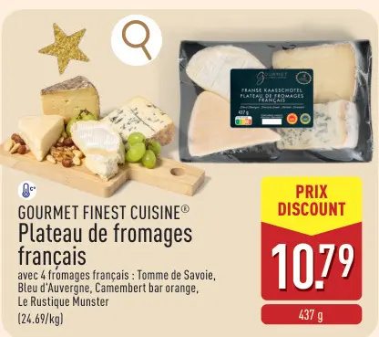 Offre: Plateau de fromages français