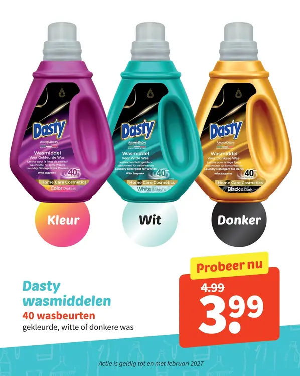 Promotie: Wasmiddelen