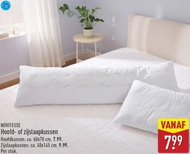 Aanbieding: Hoofd- of zijslaapkussen