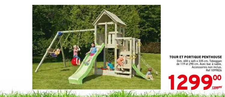 Offre: Tour et portique penthouse