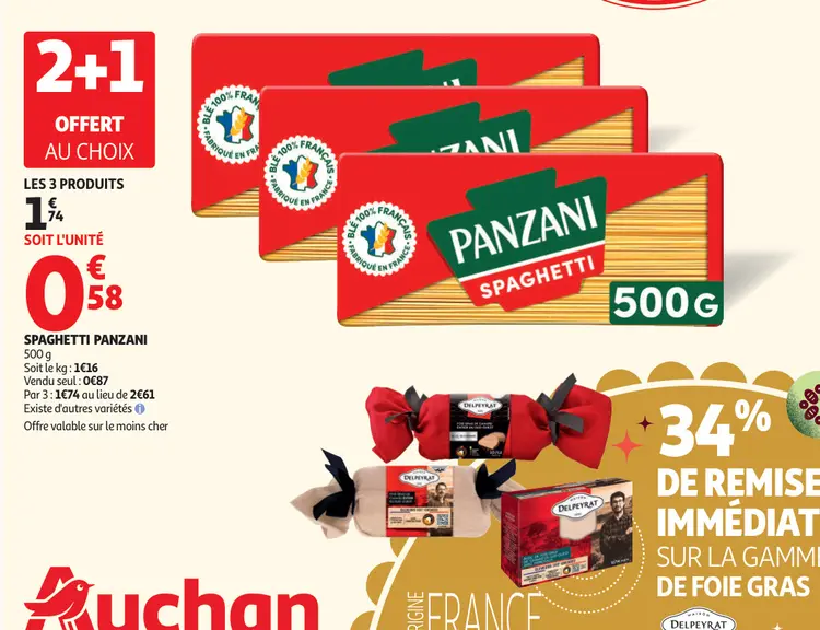 Offre: Spaghetti PANZANI