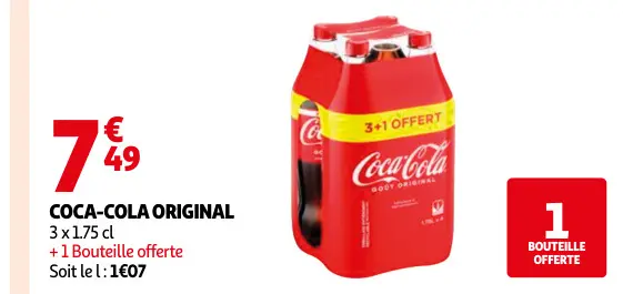 Offre: Coca-cola original