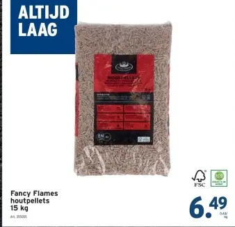 Promotie: houtpellets