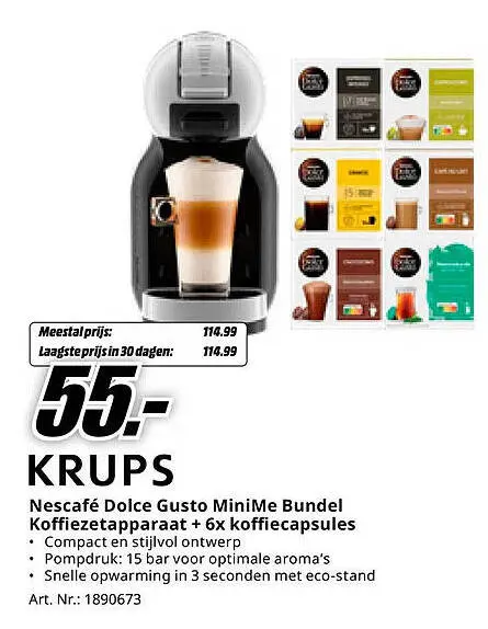 Aanbieding: Nescafé Dolce Gusto MiniMe Bundel Koffiezetapparaat