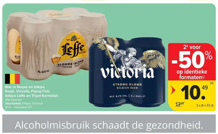 Promotie: Bier in flesjes en blikjes