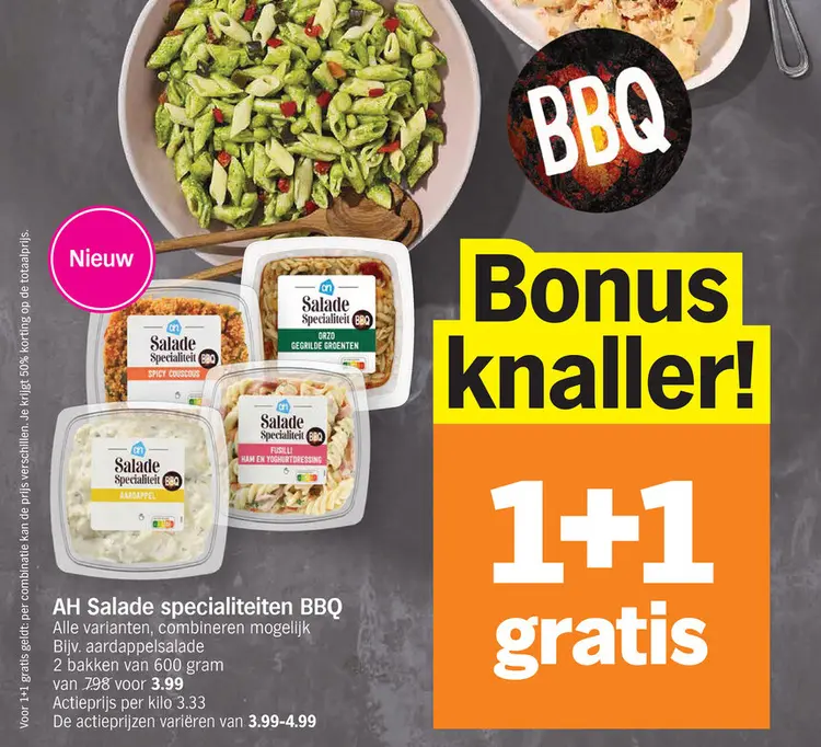 Promotie: Salade specialiteiten BBQ