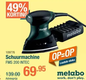 Aanbieding: Schuurmachine