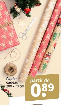 Offre: Papier cadeau