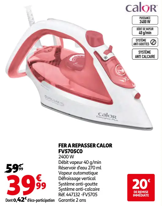 Promotie: Fer a repasser