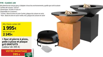 Offre: Ofyr Classic corten 100