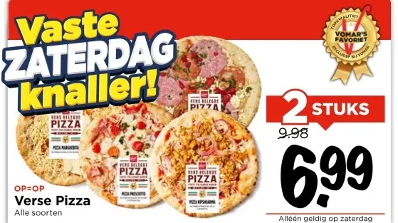 Aanbieding: Verse Pizza