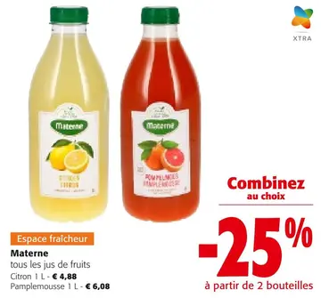 Offre: Materne tous les jus de fruits