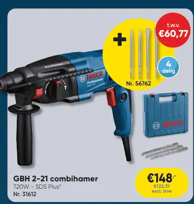 Promotie: GBH 2-21 combihamer