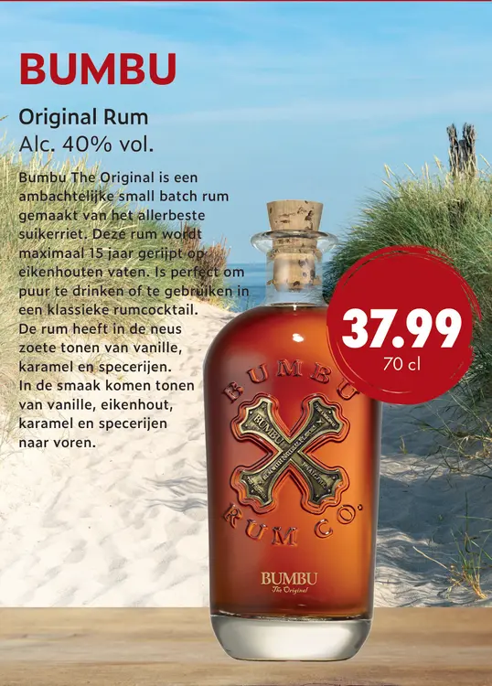 Aanbieding: Bumbu Original Rum