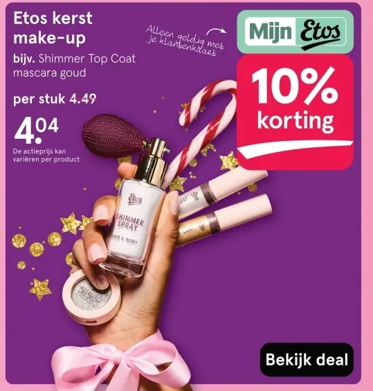 Aanbieding: kerst make-up