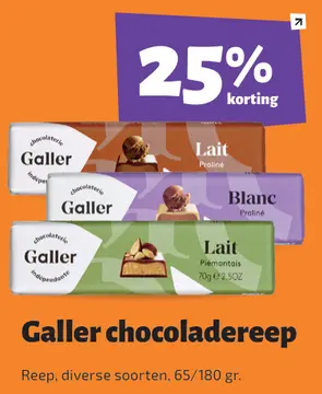 Aanbieding: Galler Chocoladereep