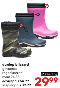 Aanbieding: Dunlop Blizzard kinder sneeuw/regenlaarzen