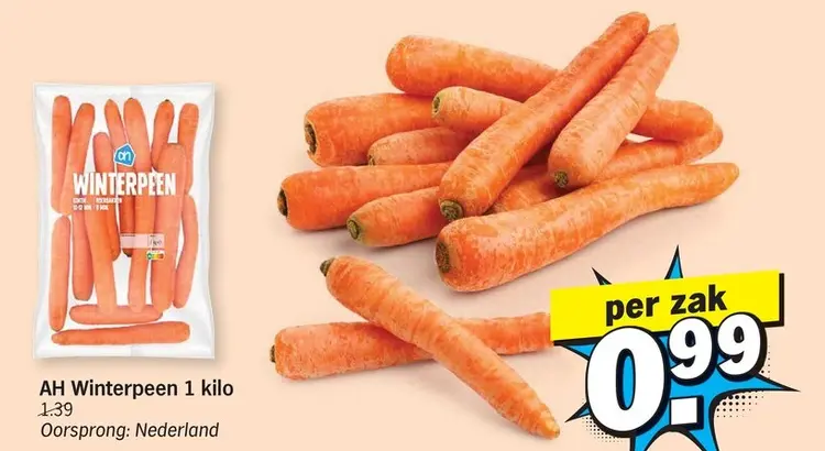 Promotie: Winterpeen 1 kilo