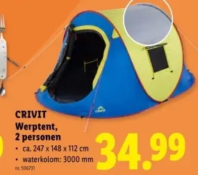 Promotie: Werptent