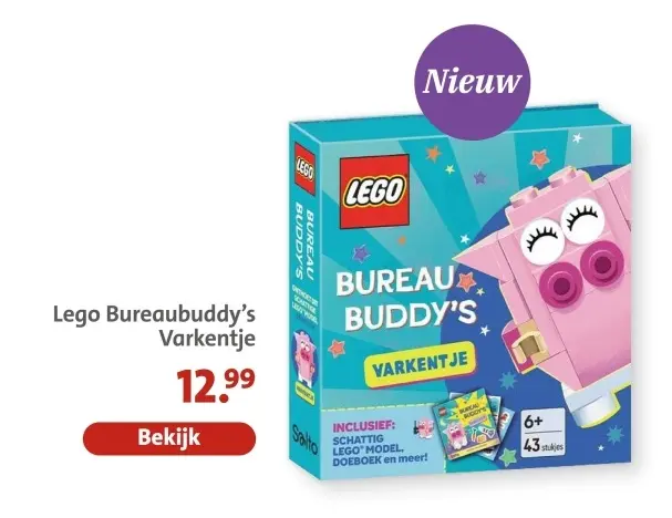 Aanbieding: Lego Bureaubuddy's Varkentje