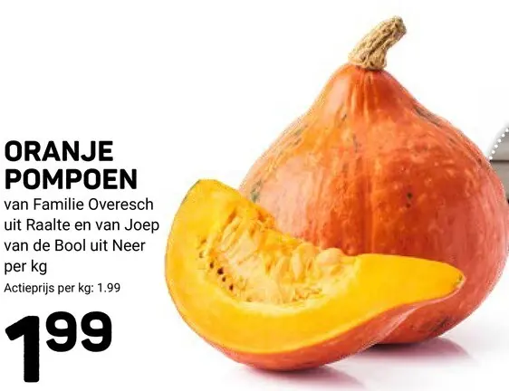 Aanbieding: Oranje pompoen