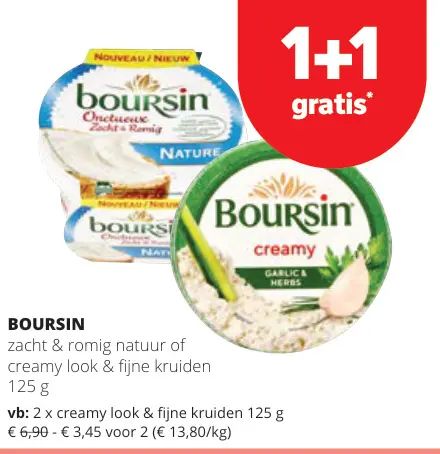 Promotie: Boursin