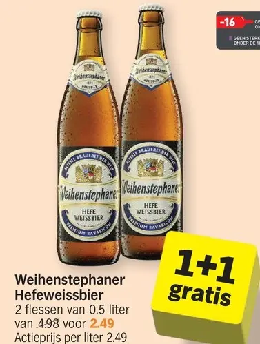Promotie: Weihenstephaner Hefeweissbier