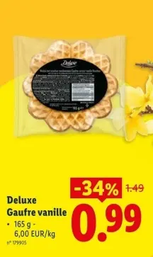 Offre: Gaufre vanille