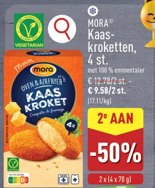 Promotie: Mora Kaas-kroketten