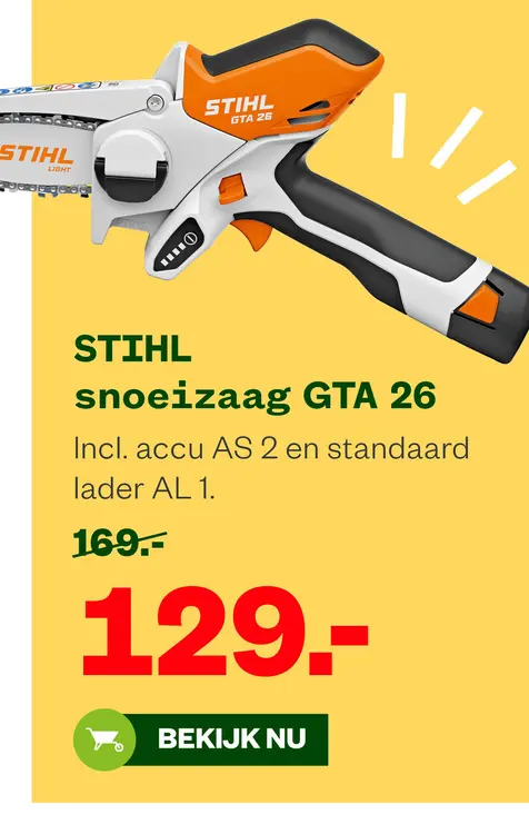 Aanbieding: snoeizaag GTA 26