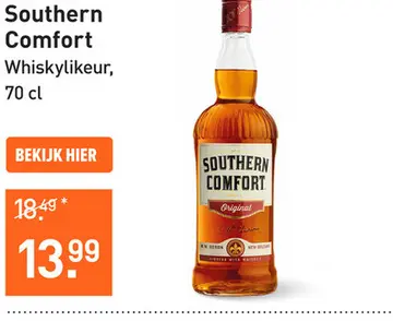 Aanbieding: Southern Comfort 70CL Likeuren