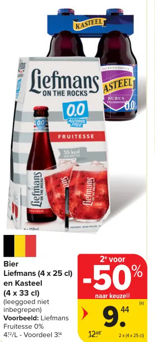 Promotie: Bier Liefmans en Kasteel