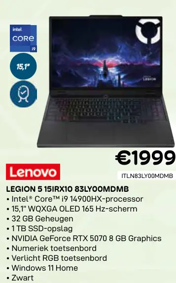 Promotie: Legion 5 15irx10 83lyoomdmb