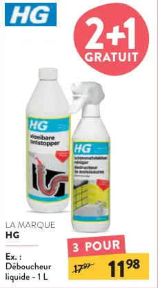 Offre: Déboucheur liquide