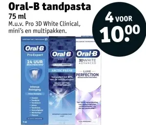 Promotie: Tandpasta