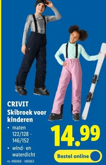 Promotie: Skibroek voor kinderen