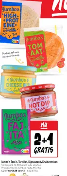 Aanbieding: Jumbo's Taco's, Tortillas, Dipsauzen & Kruidenmixen