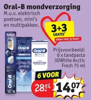 Promotie: Oral-B mondverzorging