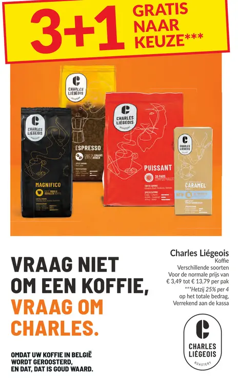 Promotie: Diverse Charles Liégeois Koffie