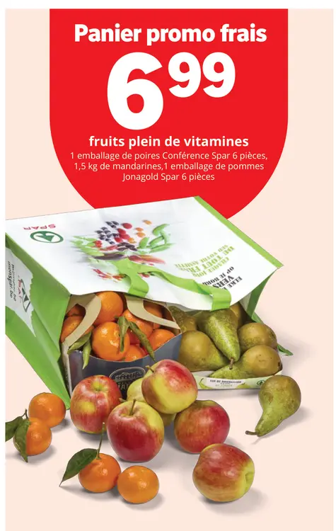 Offre: fruits plein de vitamines