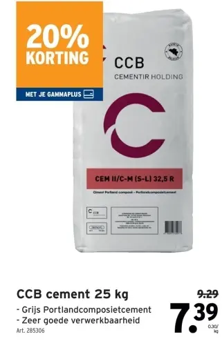 Promotie: CCB cement