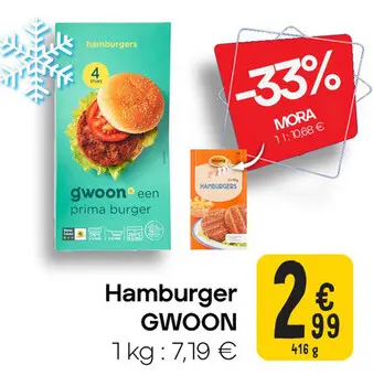 Offre: Hamburger GWOON