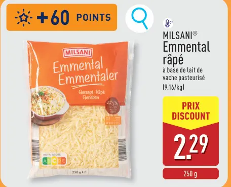 Offre: Emmental râpé