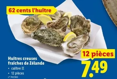 Offre: Huîtres creuses fraîches de Zélande