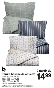 Offre: Parure housse de couette